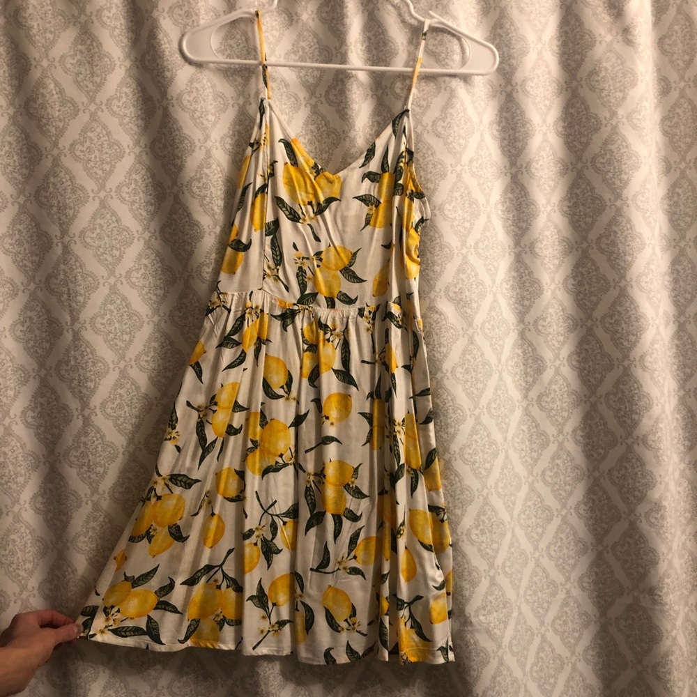 Lemon print sundress